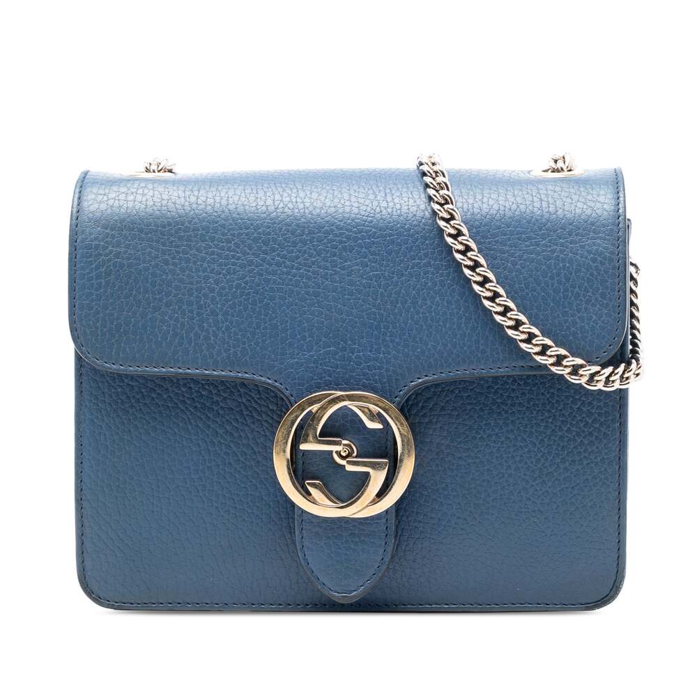 Gucci Interlocking Shoulder Bag Leather #332350G73B